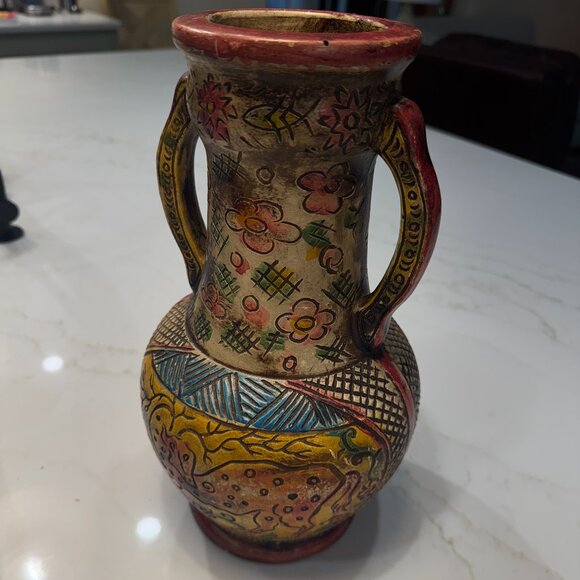 Other - Japanese Majolica Vase - Vintage